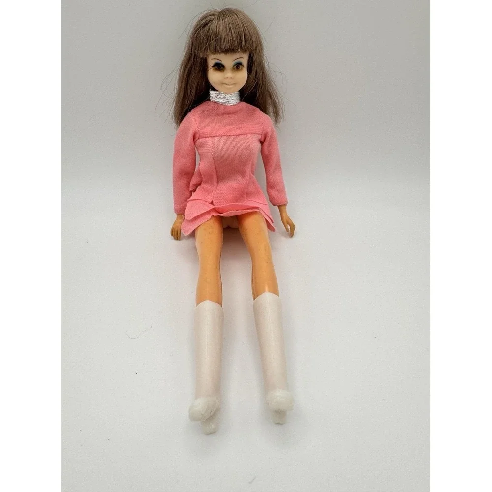 Vintage 1968 Princess‎ Grace Doll Hong Kong Clone Pink Dress White Boots